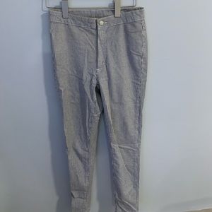 Free people pin stripe trousers